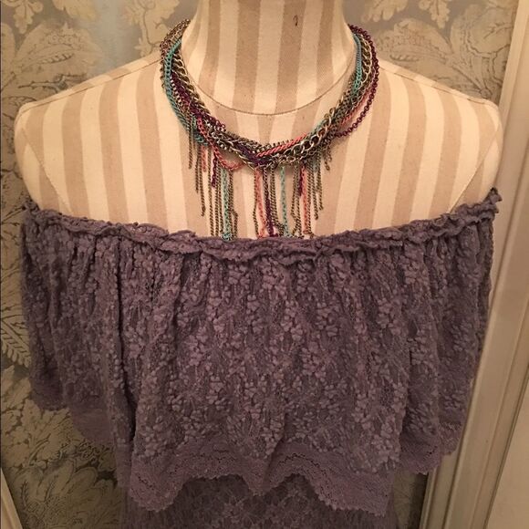 Chain Wrap Necklace w Fun Colors - Picture 5 of 9